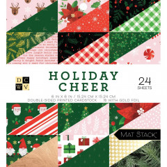 Holiday Cheer 6x6 Cardstock Mat Stack