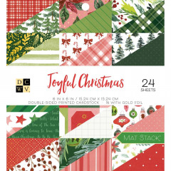 Joyful Christmas 6x6 Cardstock Mat Stack