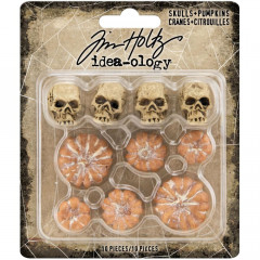Idea-Ology Mini Skulls and Pumpkins Halloween