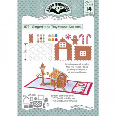 Karen Burniston Die - Gingerbread Tiny House Add-Ons