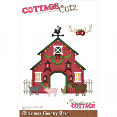 Cottage Cutz Die - Christmas Country Barn