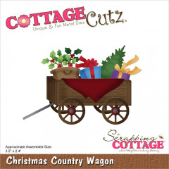 Cottage Cutz Die - Christmas Country Wagon