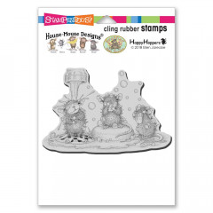 Cling Stamps - House Mouse Soaping Up