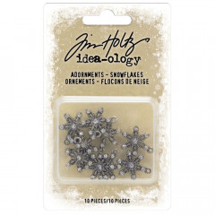 Idea-Ology Metal Adornments - Snowflakes