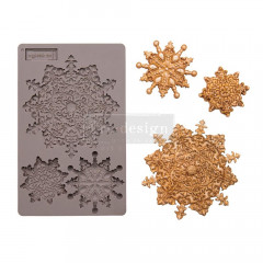 Prima Re-Design Mould - Snowflake Jewels