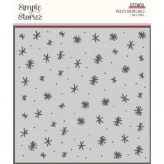 Simple Stories 6x6 Stencil - Feelin Frosty Snowflakes