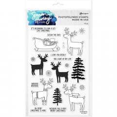 Simon Hurley Clear Stamps - Oh Deer