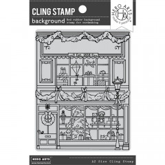 Hero Arts Cling Stamps - Gift Shop Background