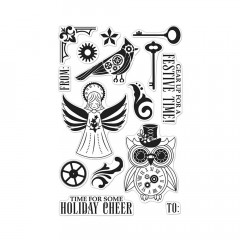 Hero Arts Clear Stamps - Steampunk Holiday