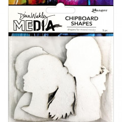Dina Wakley Media Chipboard Shapes - Profiles