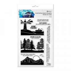 Simon Hurley create. Clear Stamps - Nature Silhouettes