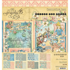 Alices Tea Party 8x8 Paper Pad