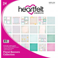 Floral Banners 12x12 Paper Pad