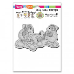 Cling Stamps - House Mouse Easter Egging