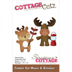 Cottage Cutz Die - Campin Out Moose and Reindeer