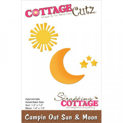 Cottage Cutz Die - Campin Out Sun and Moon