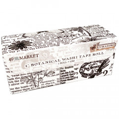 49 And Market Washi Tape Roll - Curators Botanical