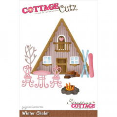Cottage Cutz Die - Winter Chalet