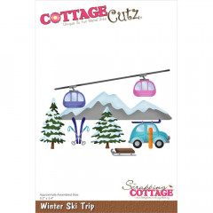 Cottage Cutz Die - Winter Ski Trip