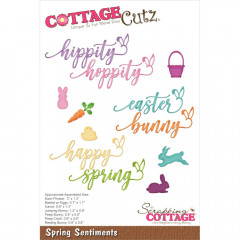 Cottage Cutz Die - Spring Sentiments