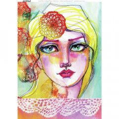 Collage Sheets 8x12 By Jane Davenport - Bright Girls