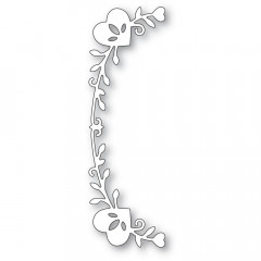 Poppystamps Metal Dies - Tall Curved Heart Arch