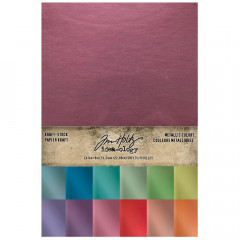 Idea-Ology Kraft-Stock Cardstock Pad - Metallic Colors