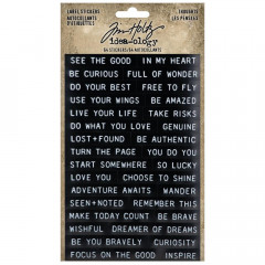 Idea-Ology Sentiments Label Sticker - Thoughts