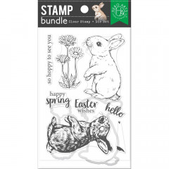 Hero Arts Clear Stamps and Die Combo - Layering Bunny