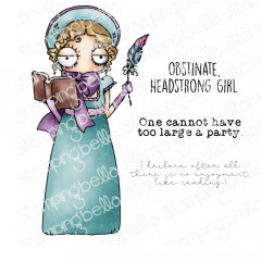 Stamping Bella Cling Stamps - Oddball Jane Austen