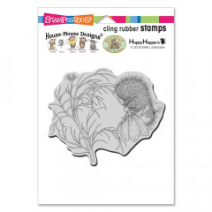 Cling Stamps - House Mouse Cosmos Love