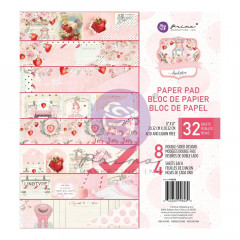 Strawberry Milkshake 8x8 Paper Pad