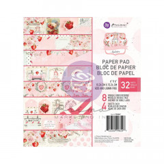 Strawberry Milkshake 6x6 Paper Pad