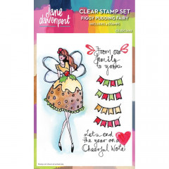 Clear Stamps Set By Jane Davenport - Figgy Pudding Fairy
