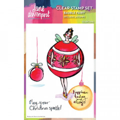 Clear Stamps Set By Jane Davenport - Bauble Fairy