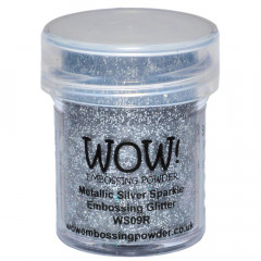 Wow Embossing Glitter - Metallic Silver Sparkle