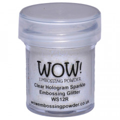 Wow Embossing Glitter - Clear Hologram Sparkle