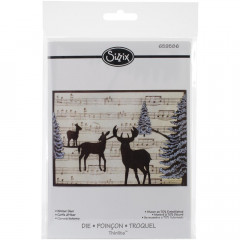 Thinlits Die - Winter Deer Card Front