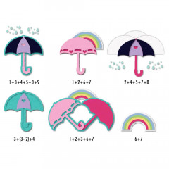 Triplits Die Set - Umbrellas