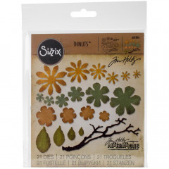 Thinlits Die by Tim Holtz - Small Tattered Florals