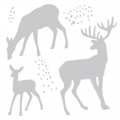 Thinlits Die Set - Woodland Deer