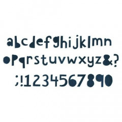 Bigz XL Alphabet Die - Cutout Lower