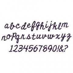 Bigz XL Alphabet Die - Cutout Script