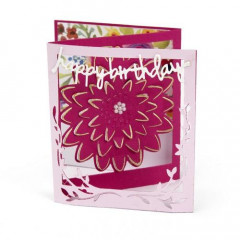 Thinlits Die - Card Floral Tri-fold