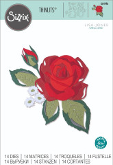 Thinlits Die - Layered Rose
