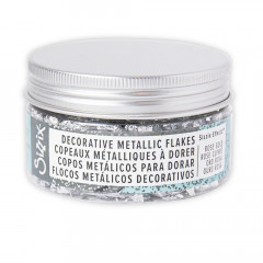 Sizzix Effectz Decorative Metallic Flakes - Silver