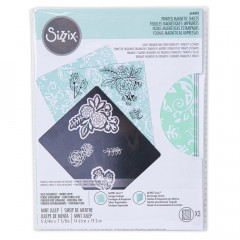 Sizzix Printed Magnetic Sheets - Mint Julep