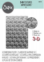 3D Embossing Folder - Pinwheel