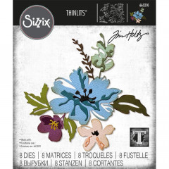 Thinlits Die Set - Brushstroke Flowers No. 2