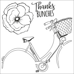 Framelits Die w/Stamps - Thankful Bicycle